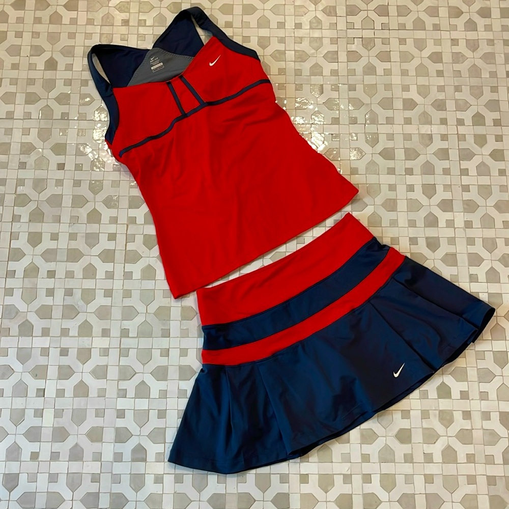 Women’s NIKE DRI-FIT Tennis Skirt and Top